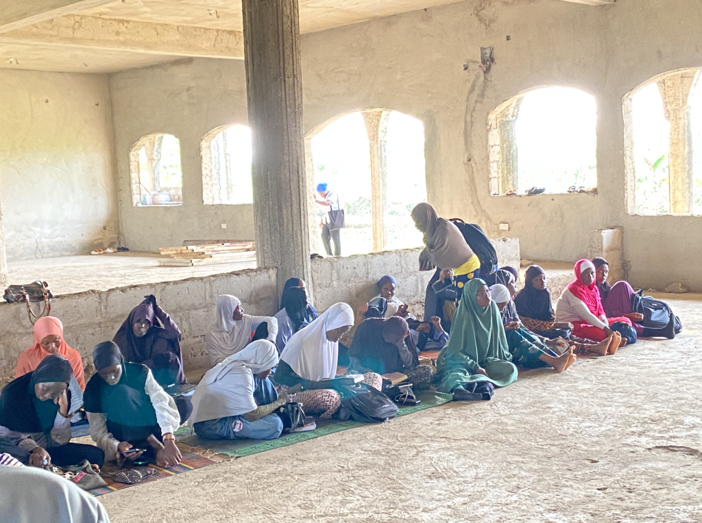female pictures during one of our programs